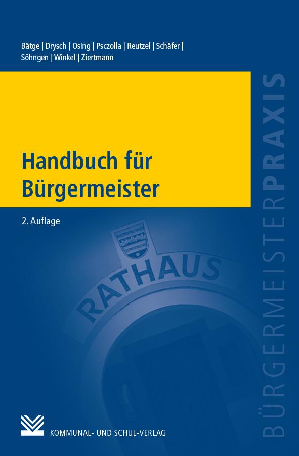 Vorderes Coverbild Handbuch für Bürgermeister