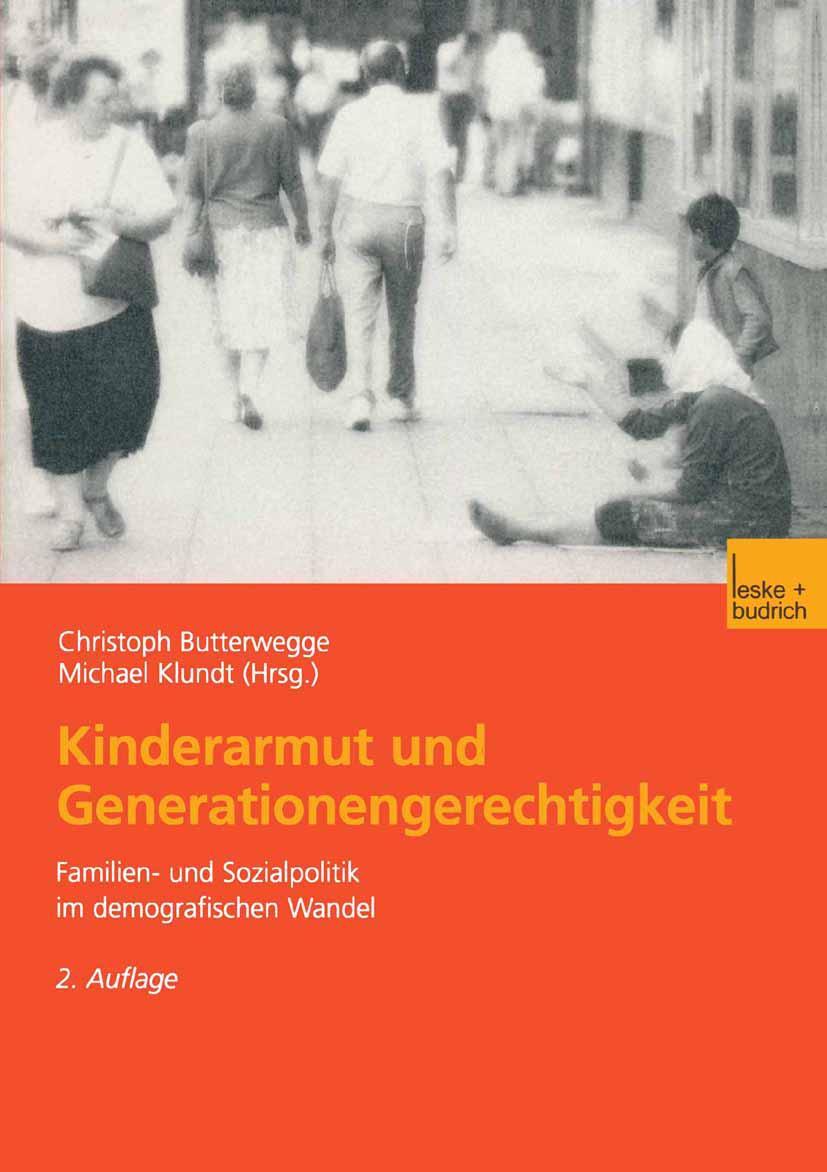 Vorderes Coverbild Kinderarmut und Generationengerechtigkeit