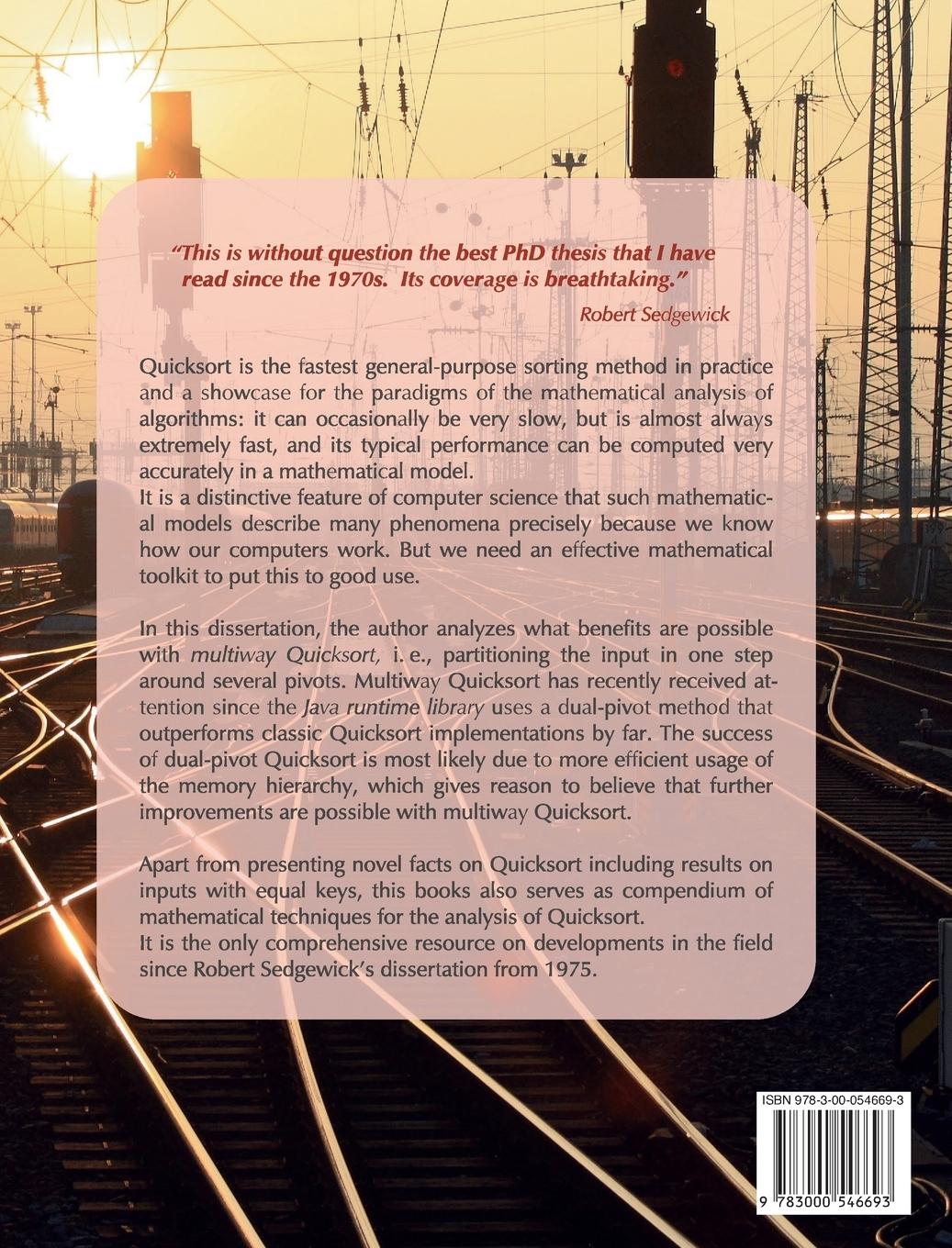 Rückseitencover Dual-Pivot Quicksort and Beyond