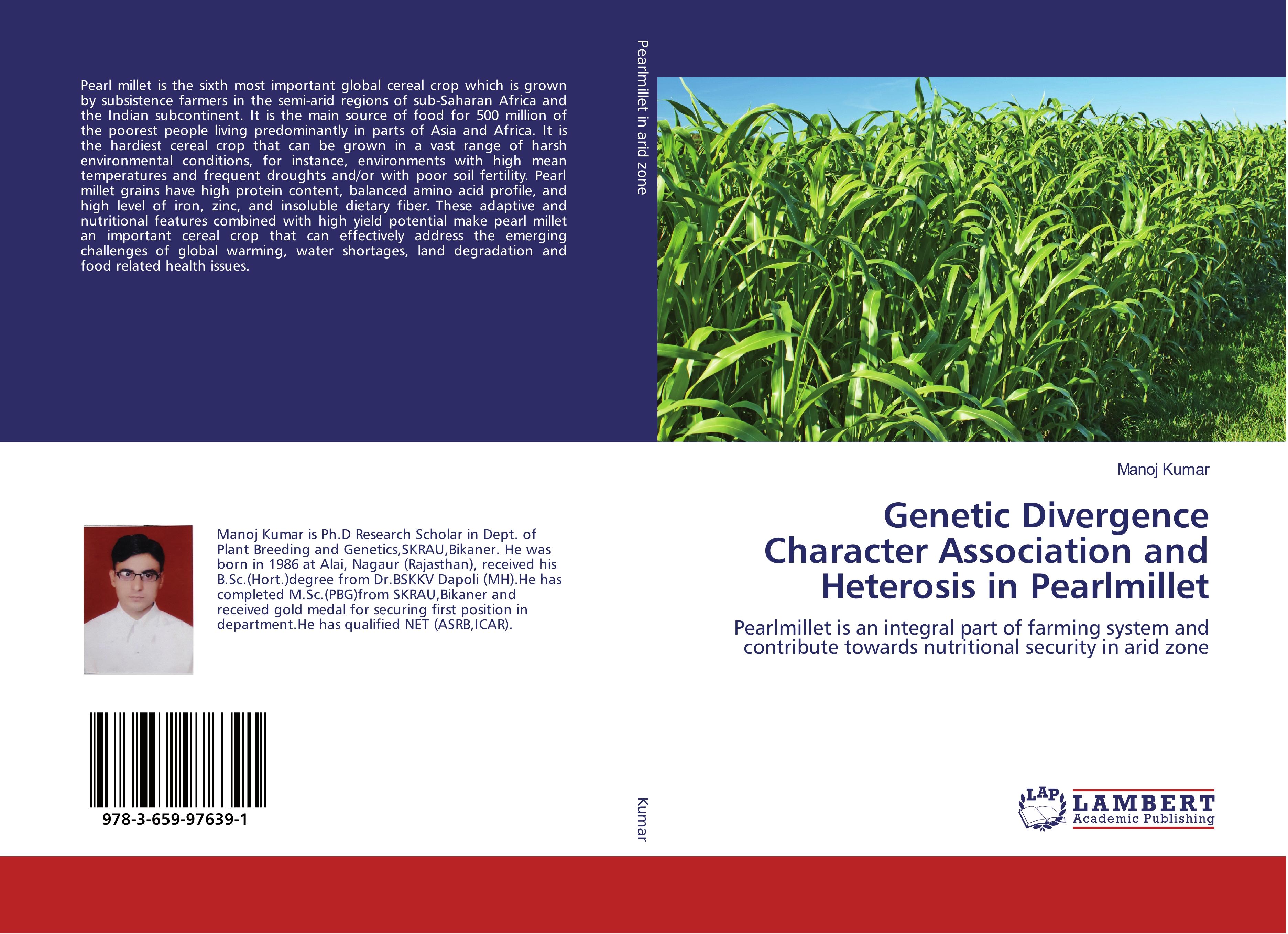 Vorderes Coverbild Genetic Divergence Character Association and Heterosis in Pearlmillet