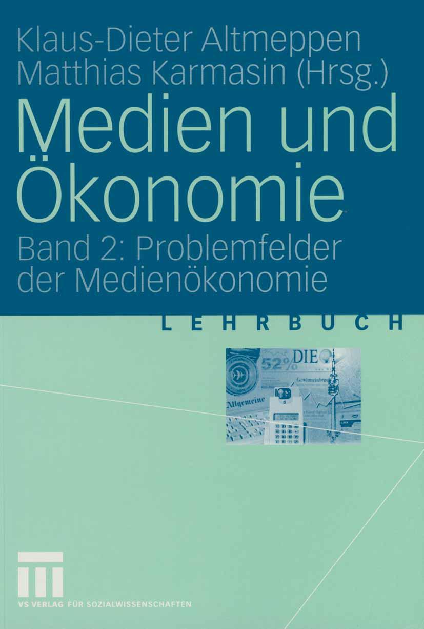 Vorderes Coverbild Medien und Ökonomie