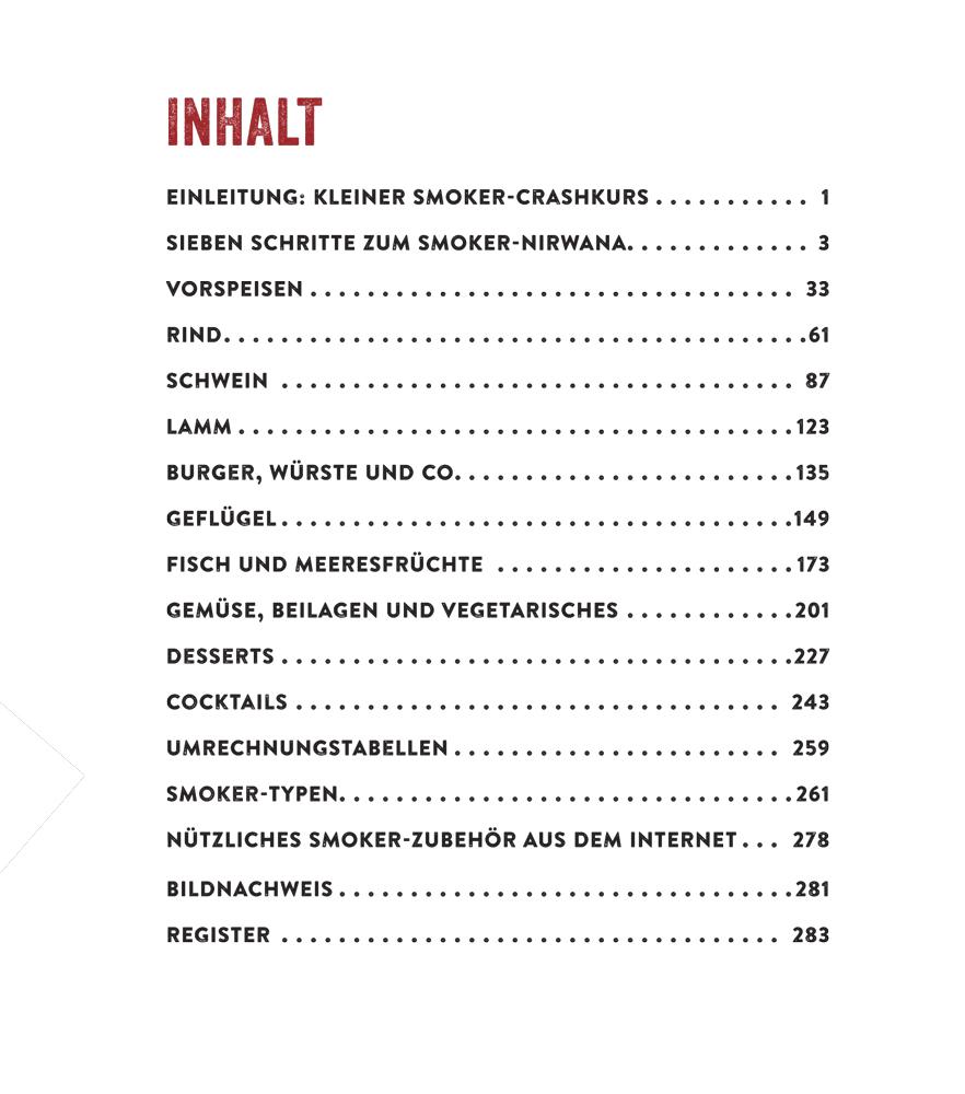 Beispielinhalt (Bild) Steven Raichlens Smoker Bible