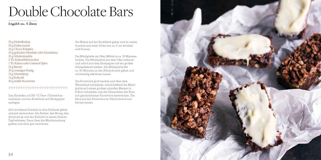 Beispielinhalt (Bild) Müsliriegel und Fruchtschnitten