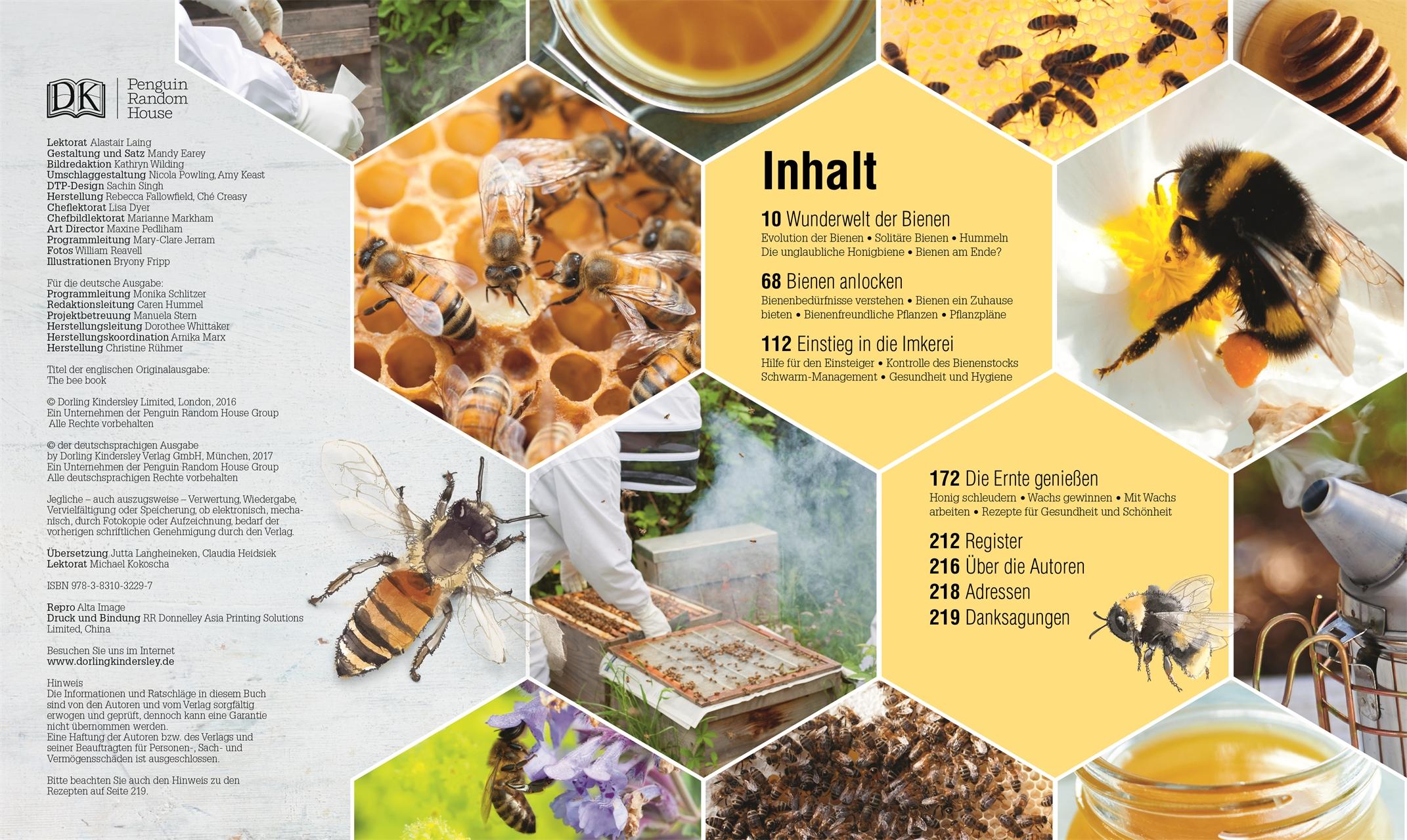 Beispielinhalt (Bild) Das Bienen Buch