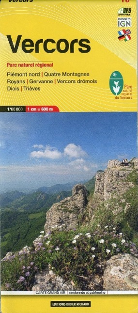 Vorderes Coverbild Libris Wanderkarte 10 Vercors 1 : 60 000