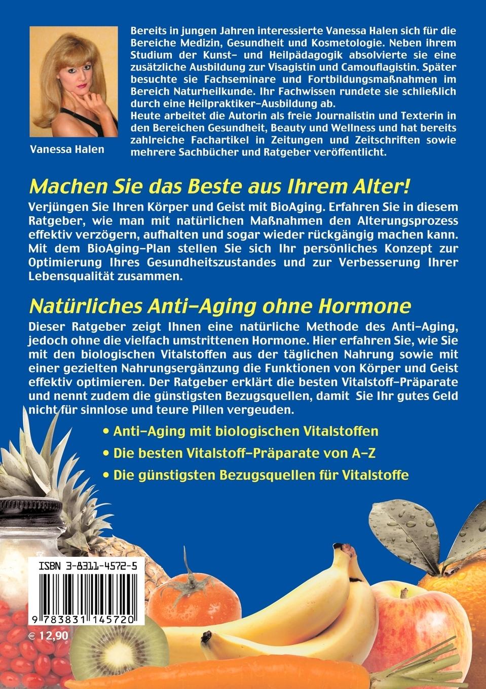 Rückseitencover BioAging mit biologischen Vitalstoffen