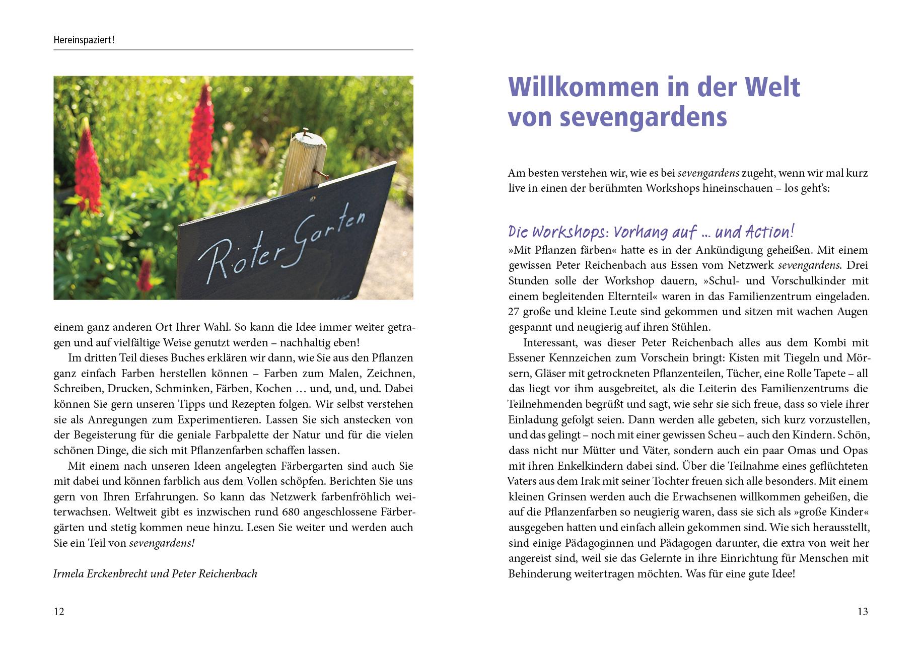 Beispielinhalt (Bild) Farbstark mit sevengardens