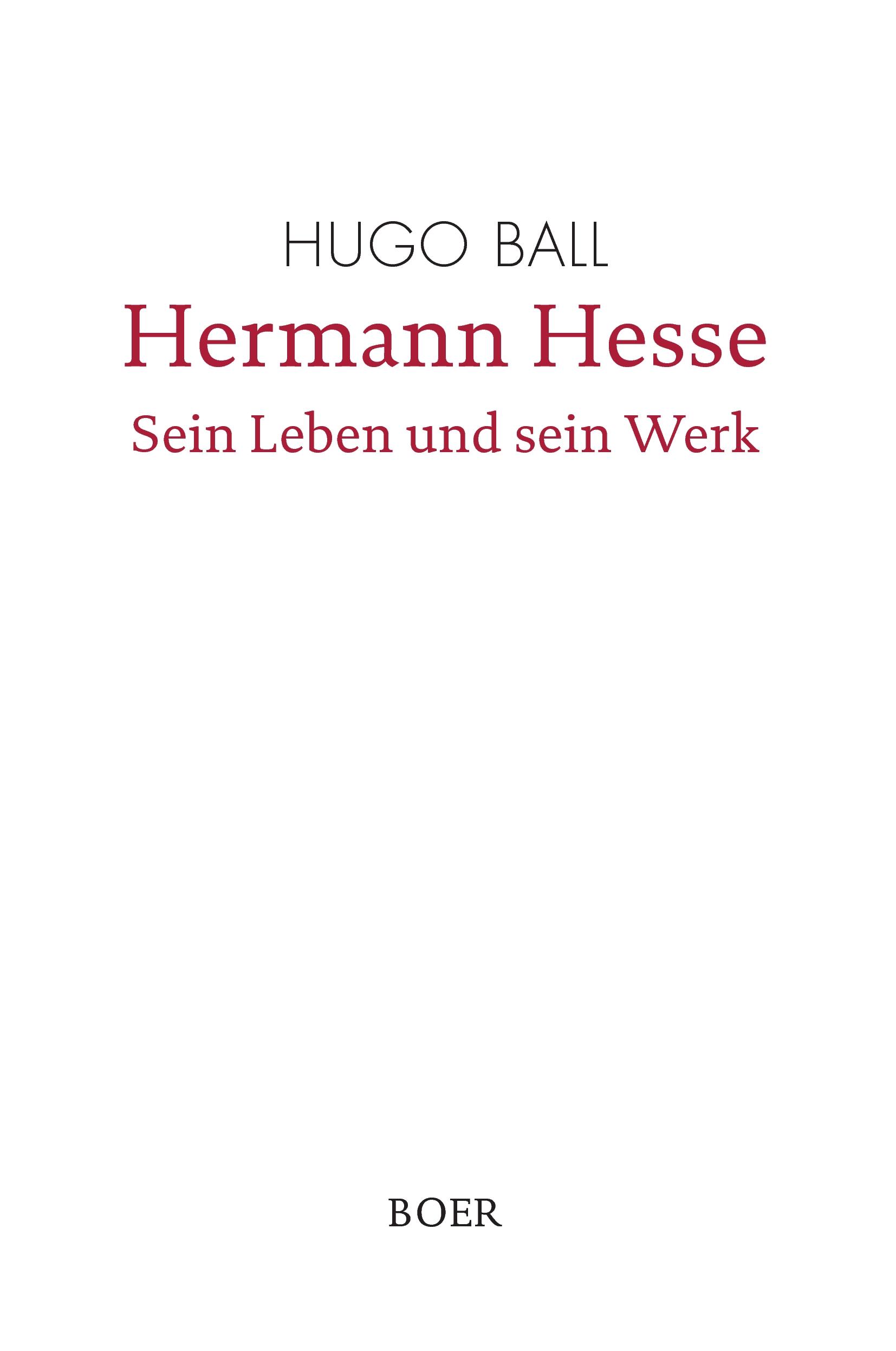 Vorderes Coverbild Hermann Hesse