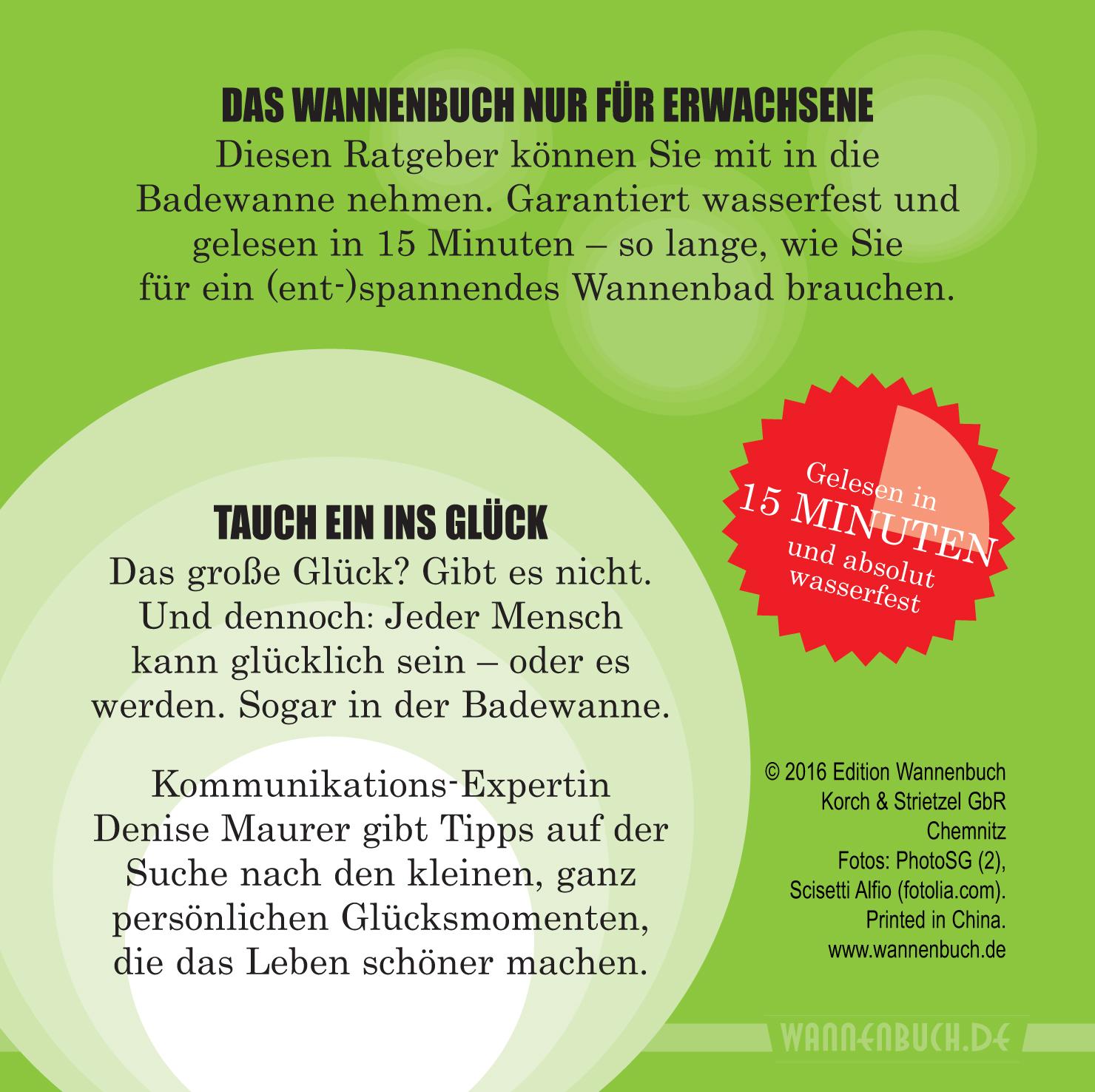 Rückseitencover Tauch ein ins Glück