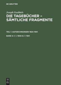 Vorderes Coverbild 1. 1. 1940-8. 7. 1941