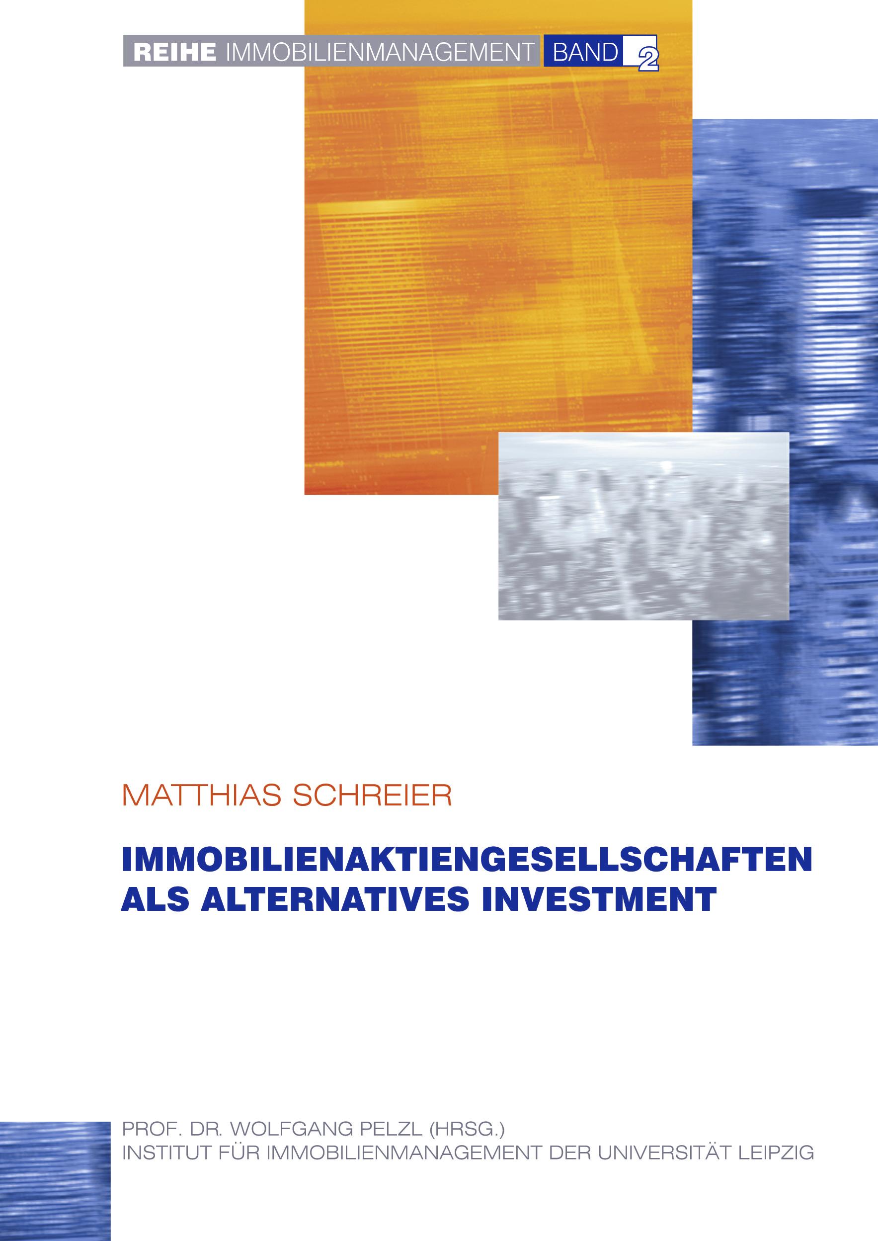 Vorderes Coverbild Immobilienaktiengesellschaften als alternatives Investment