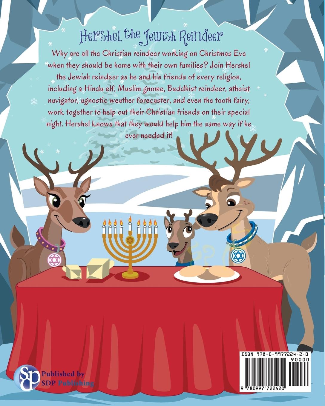 Rückseitencover Hershel the Jewish Reindeer