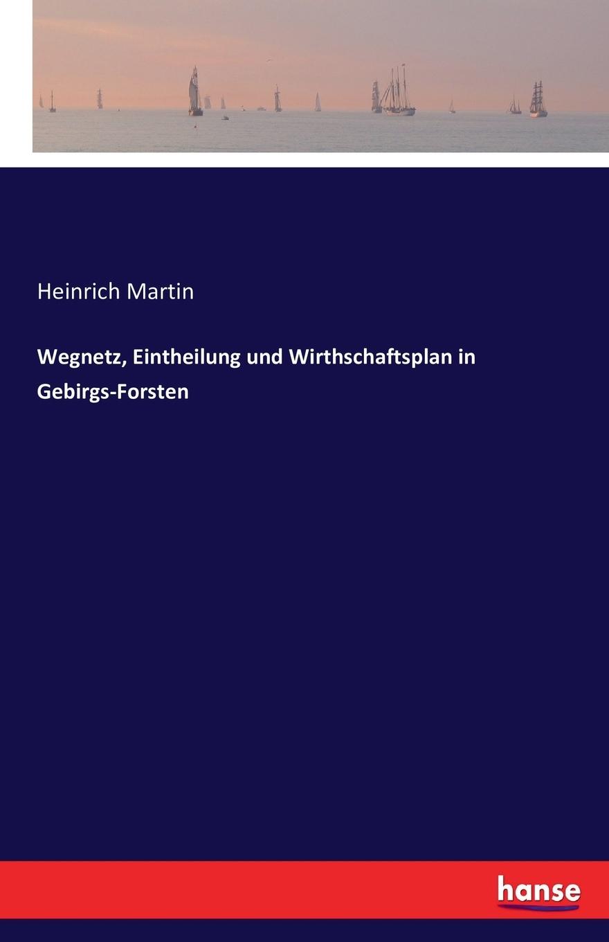 Vorderes Coverbild Wegnetz, Eintheilung und Wirthschaftsplan in Gebirgs-Forsten