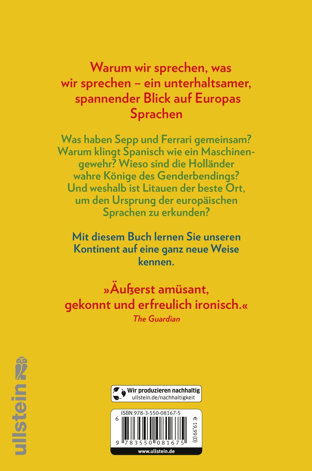 Rückseitencover Sprachen