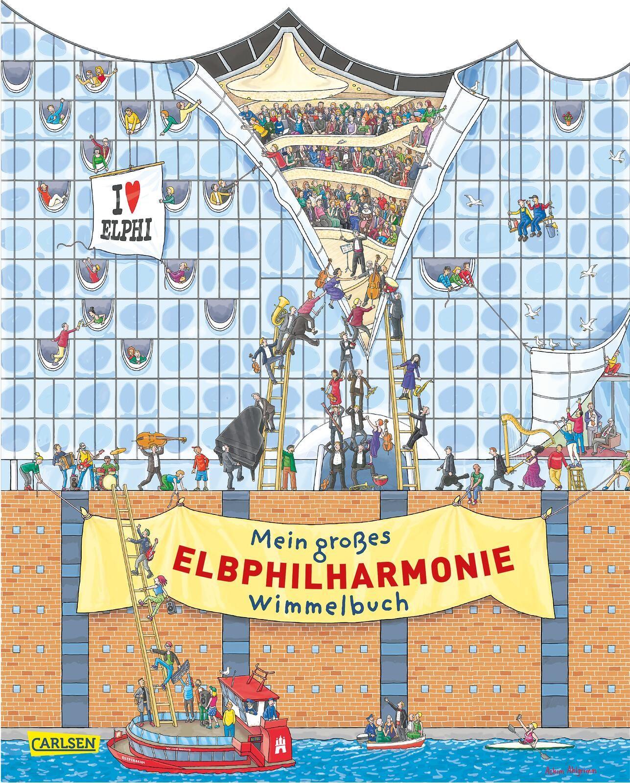 Vorderes Coverbild Mein großes Elbphilharmonie-Wimmelbuch