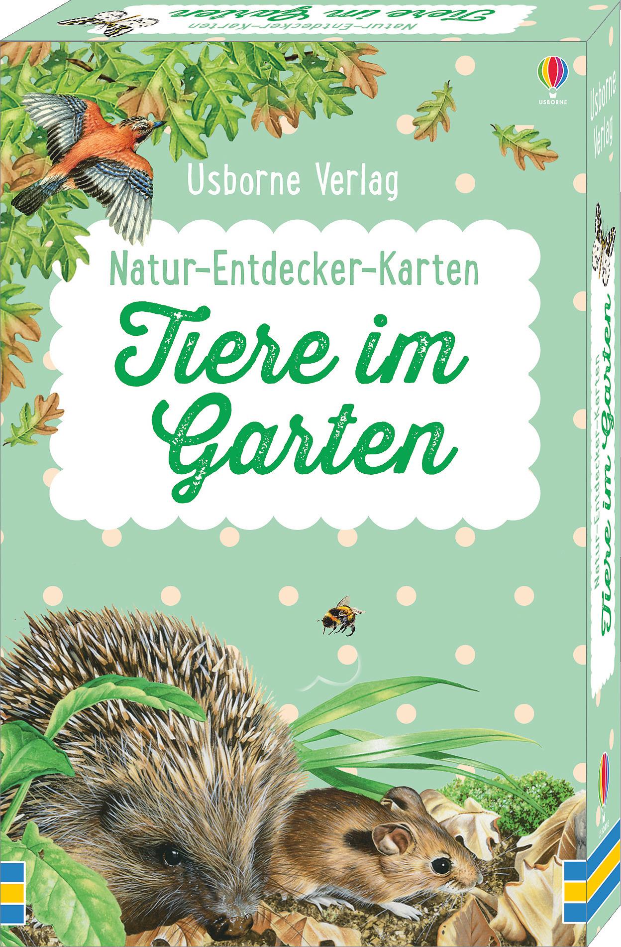 Vorderes Coverbild Natur-Entdecker-Karten: Tiere im Garten