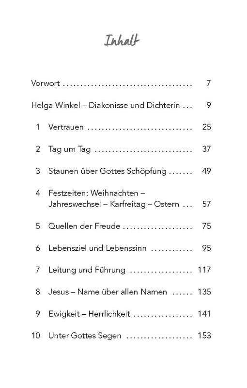 Beispielinhalt (Bild) Herr, weil mich festhält deine starke Hand