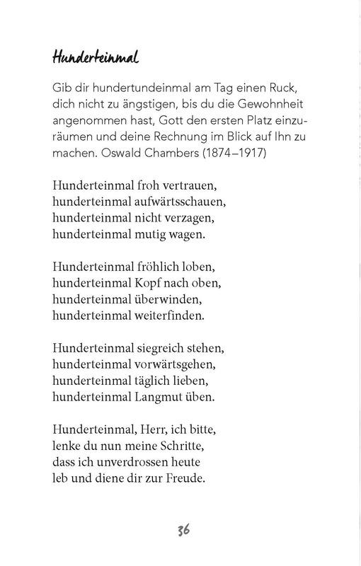 Beispielinhalt (Bild) Herr, weil mich festhält deine starke Hand