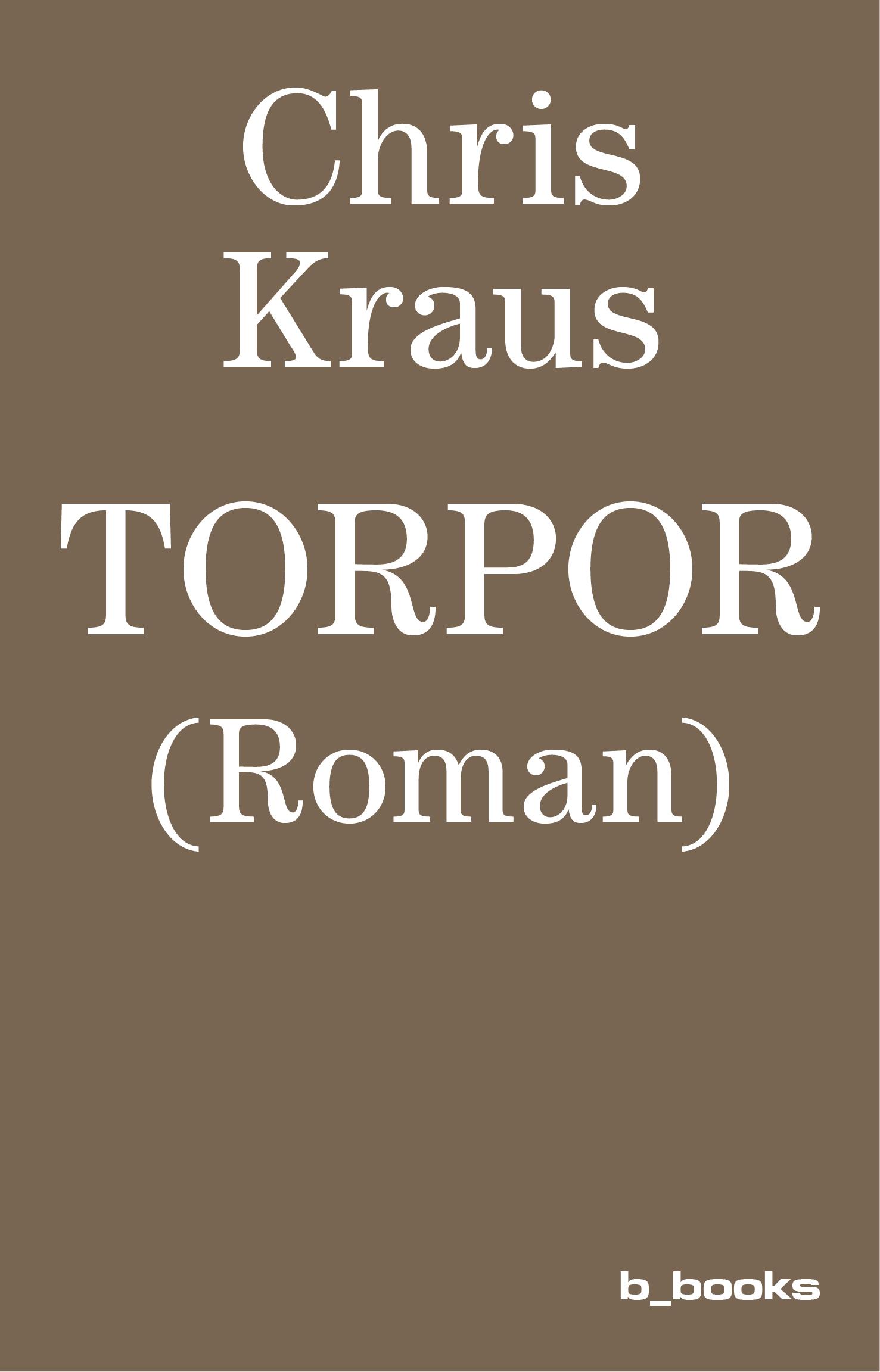 Vorderes Coverbild Torpor