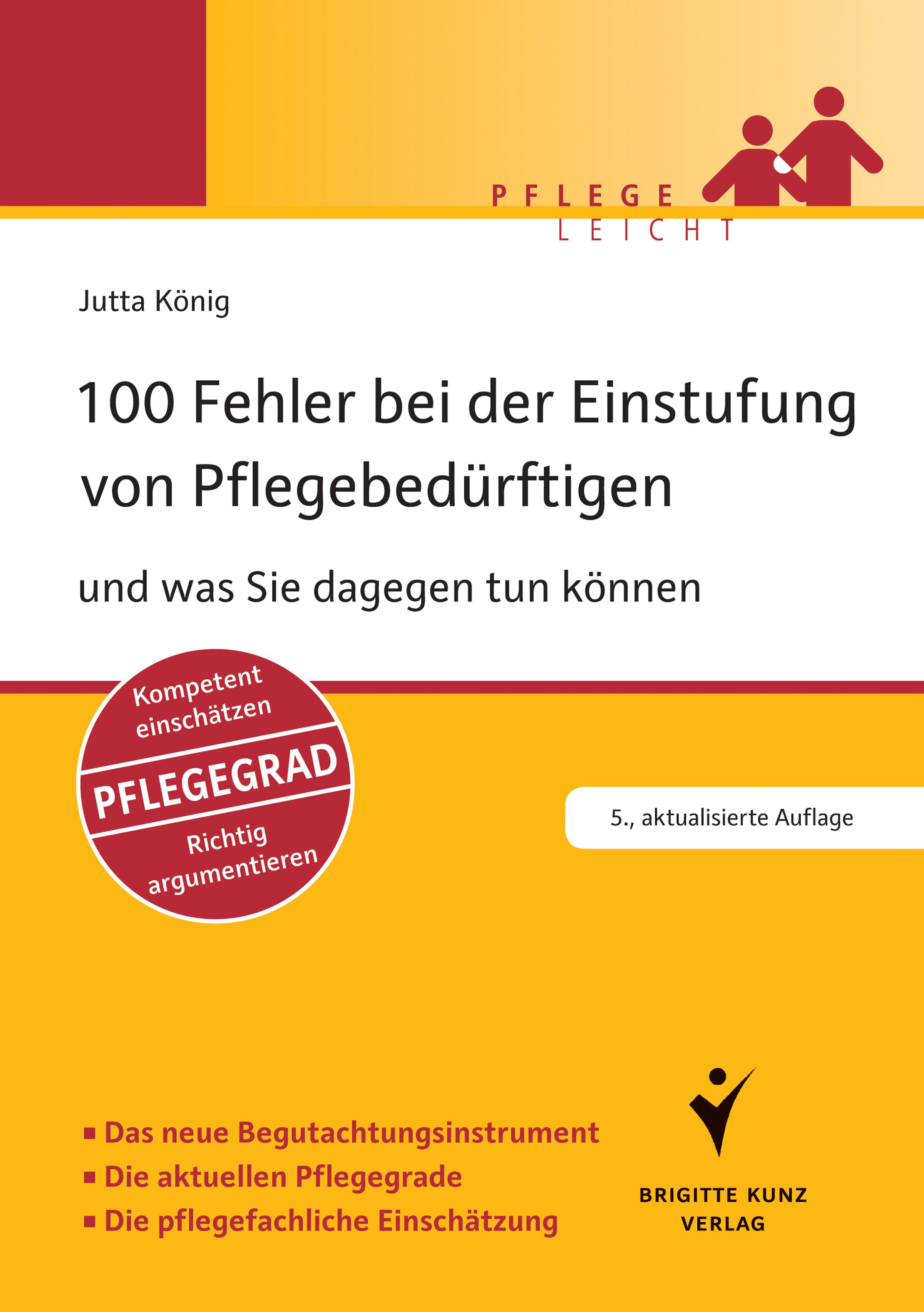 Vorderes Coverbild 100 Fehler bei der Einstufung von Pflegebedürftigen