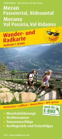 Vorderes Coverbild Meran, Passeiertal, Ridnauntal / Merano, Val Passiria, Val Ridanna Wander- und Radkarte 1 : 35 000