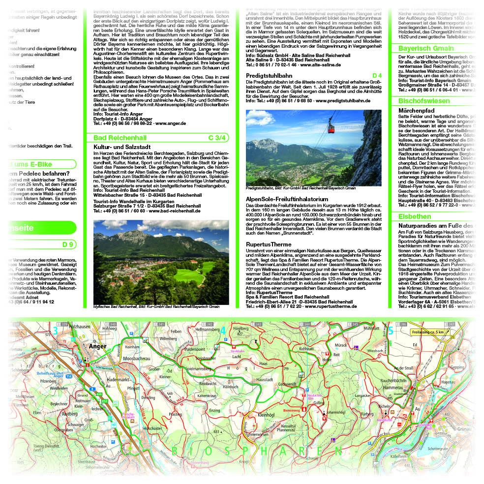 Beispielinhalt (Bild) Berchtesgadener Land, Bad Reichenhall, Königssee 1:35 000