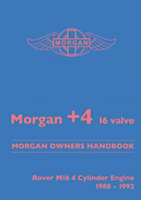 Vorderes Coverbild Morgan +4 16 Valve Morgan Owners Handbook