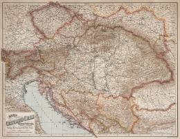 Beispielinhalt (Bild) Österreich-Ungarn 1890, 1:1,5 Mio., Historische Karte