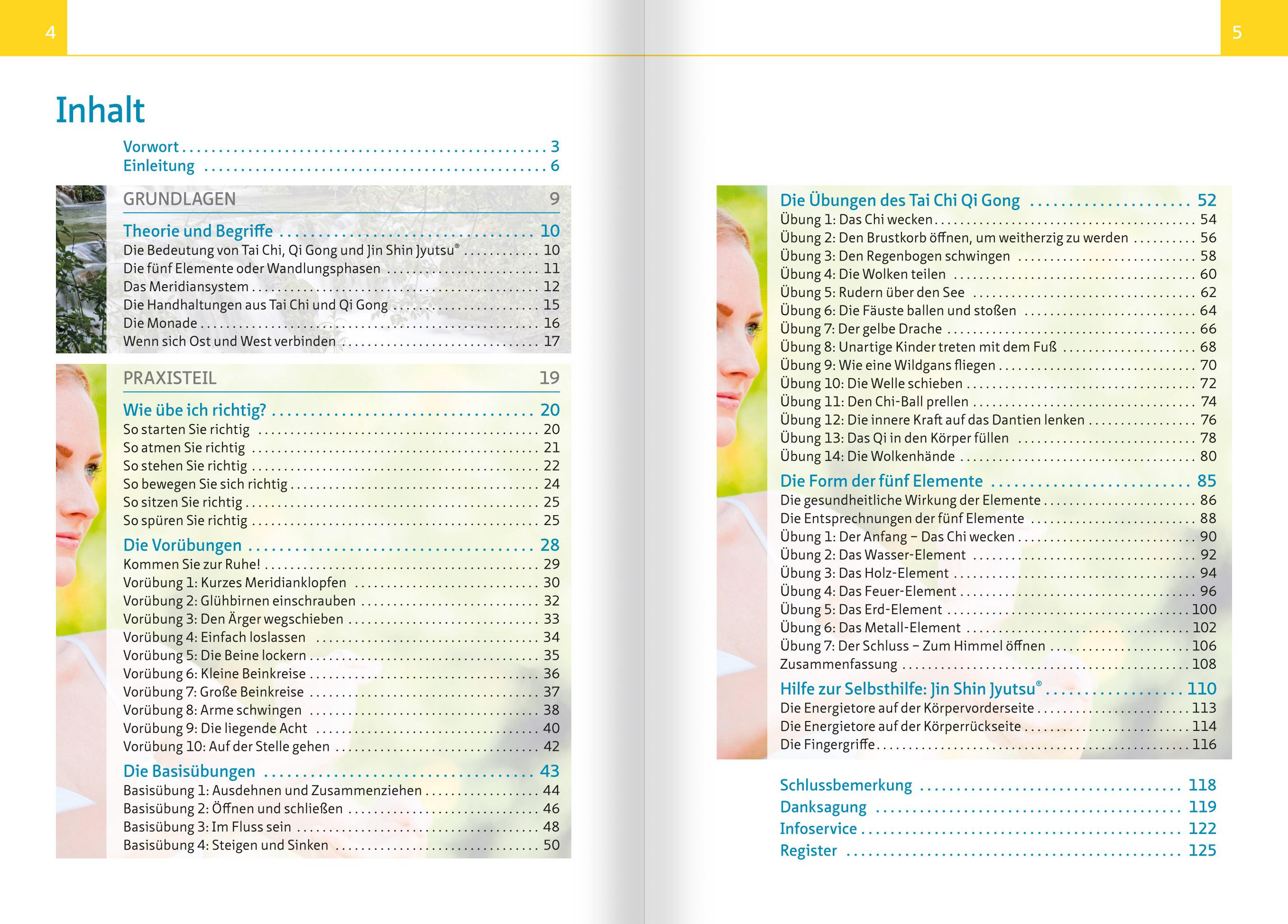 Beispielinhalt (Bild) Tai Chi für zwischendurch. Kompakt-Ratgeber