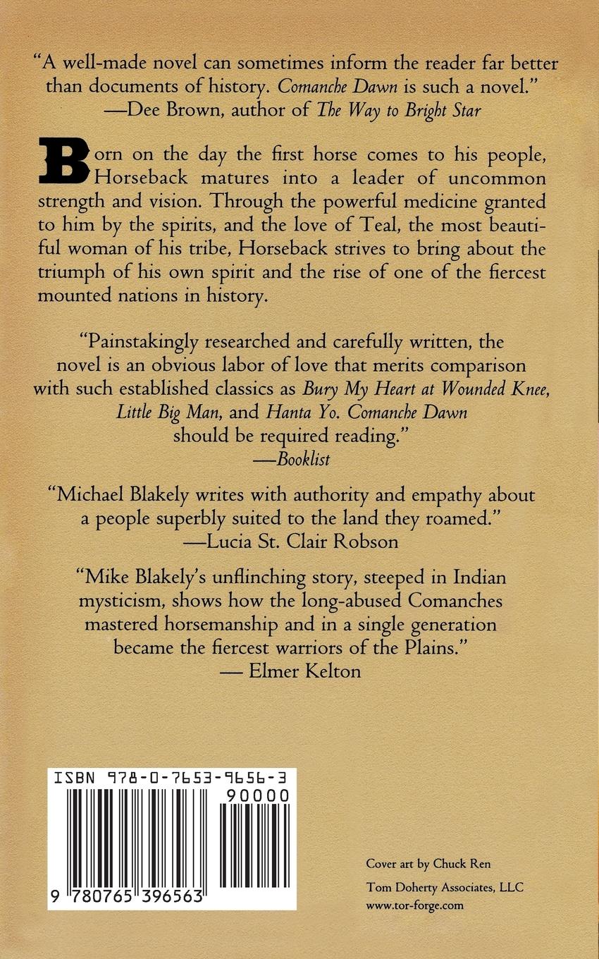 Rückseitencover COMANCHE DAWN