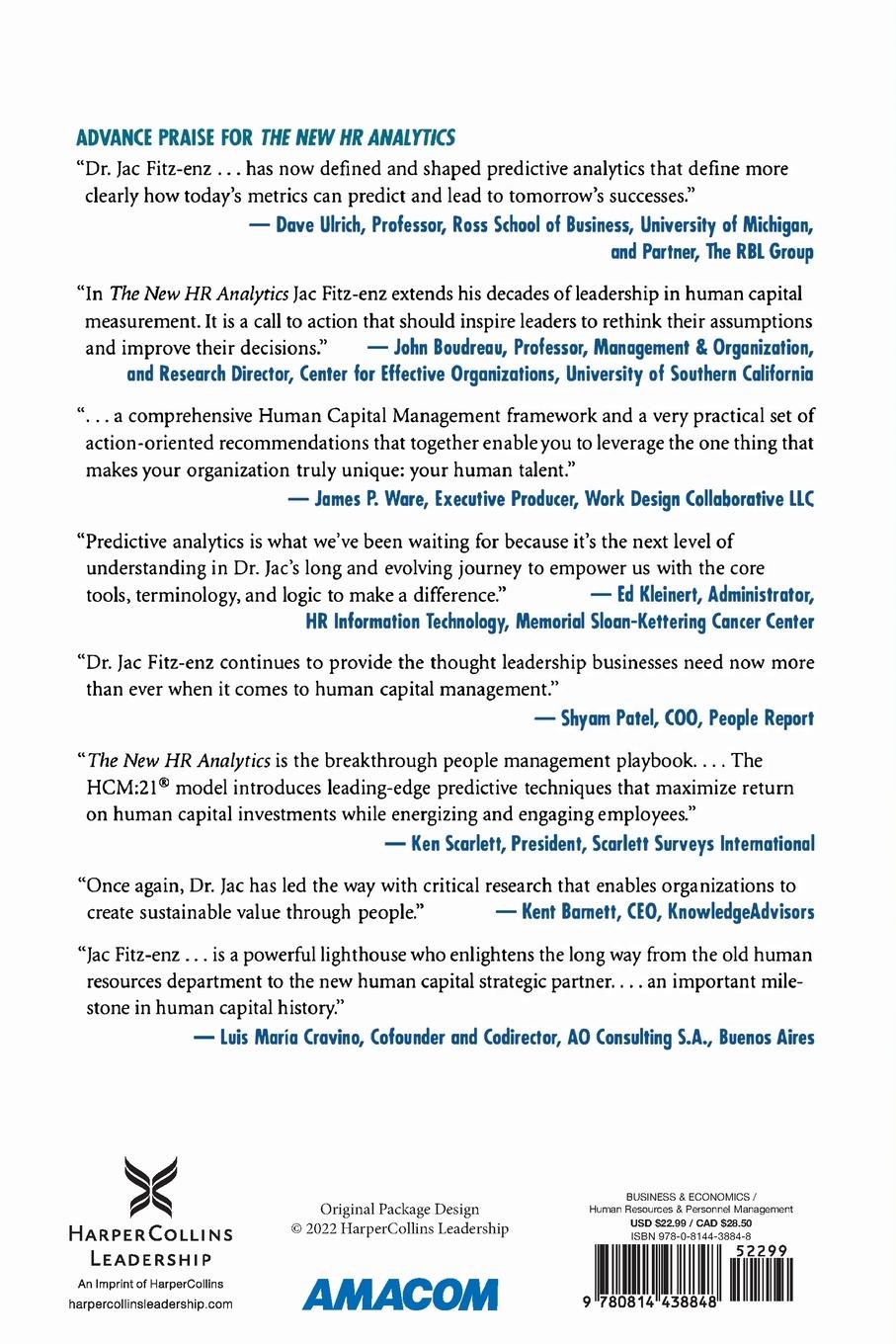 Rückseitencover The New HR Analytics