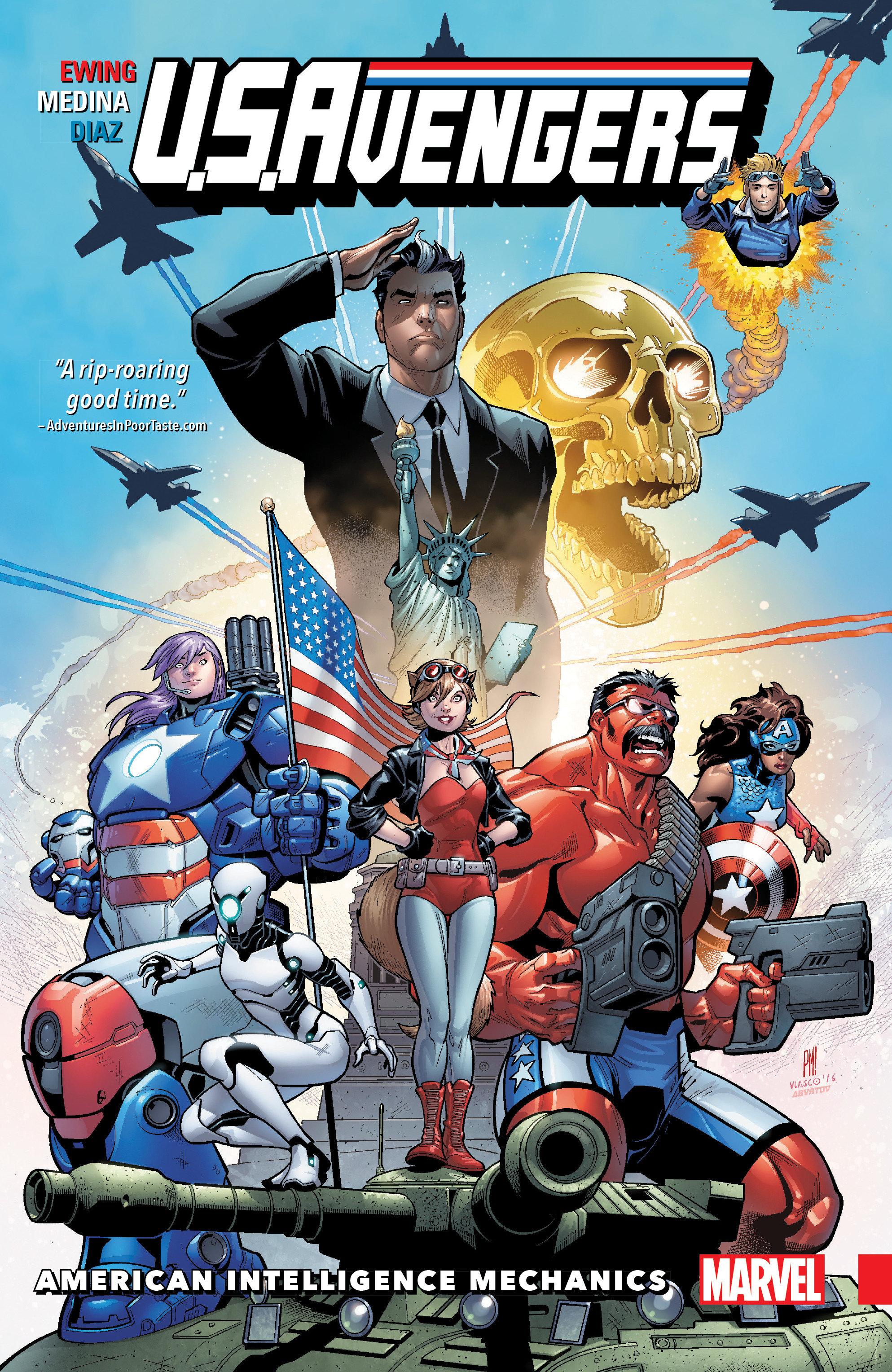Vorderes Coverbild U.S.Avengers Vol. 1: American Intelligence Mechanics