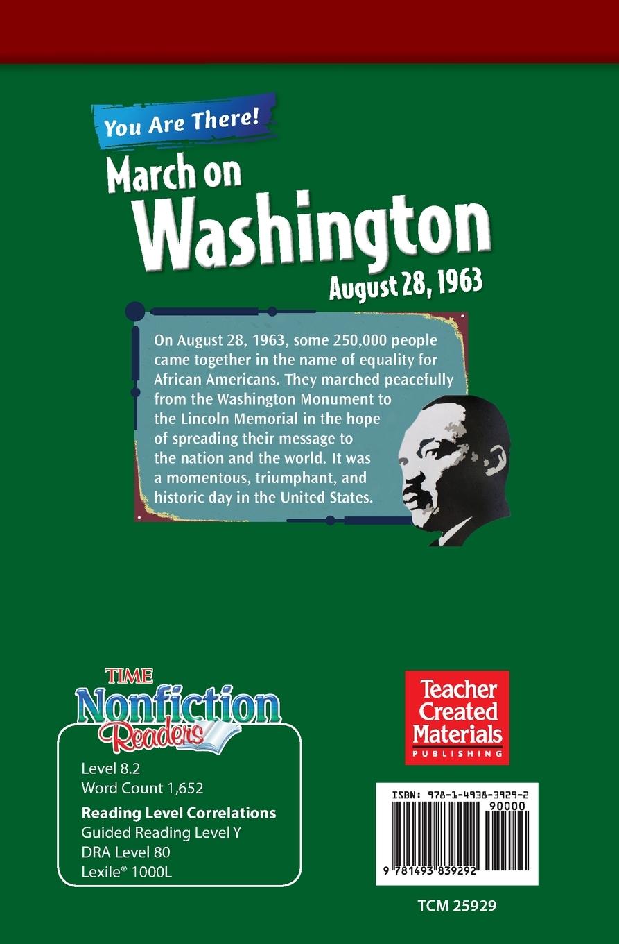 Rückseitencover You Are There! March on Washington, August 28, 1963