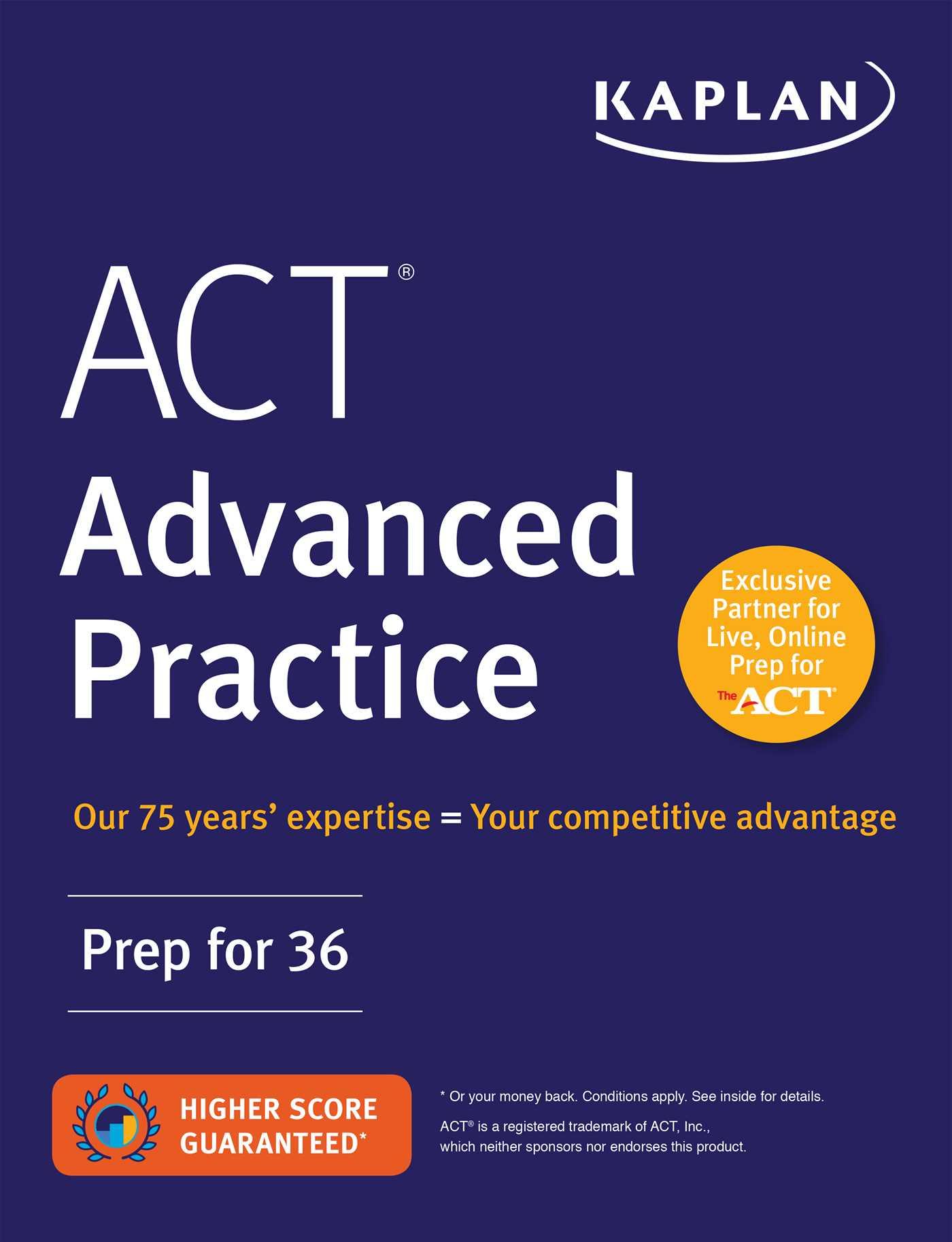 Vorderes Coverbild ACT Advanced Practice: Prep for 36