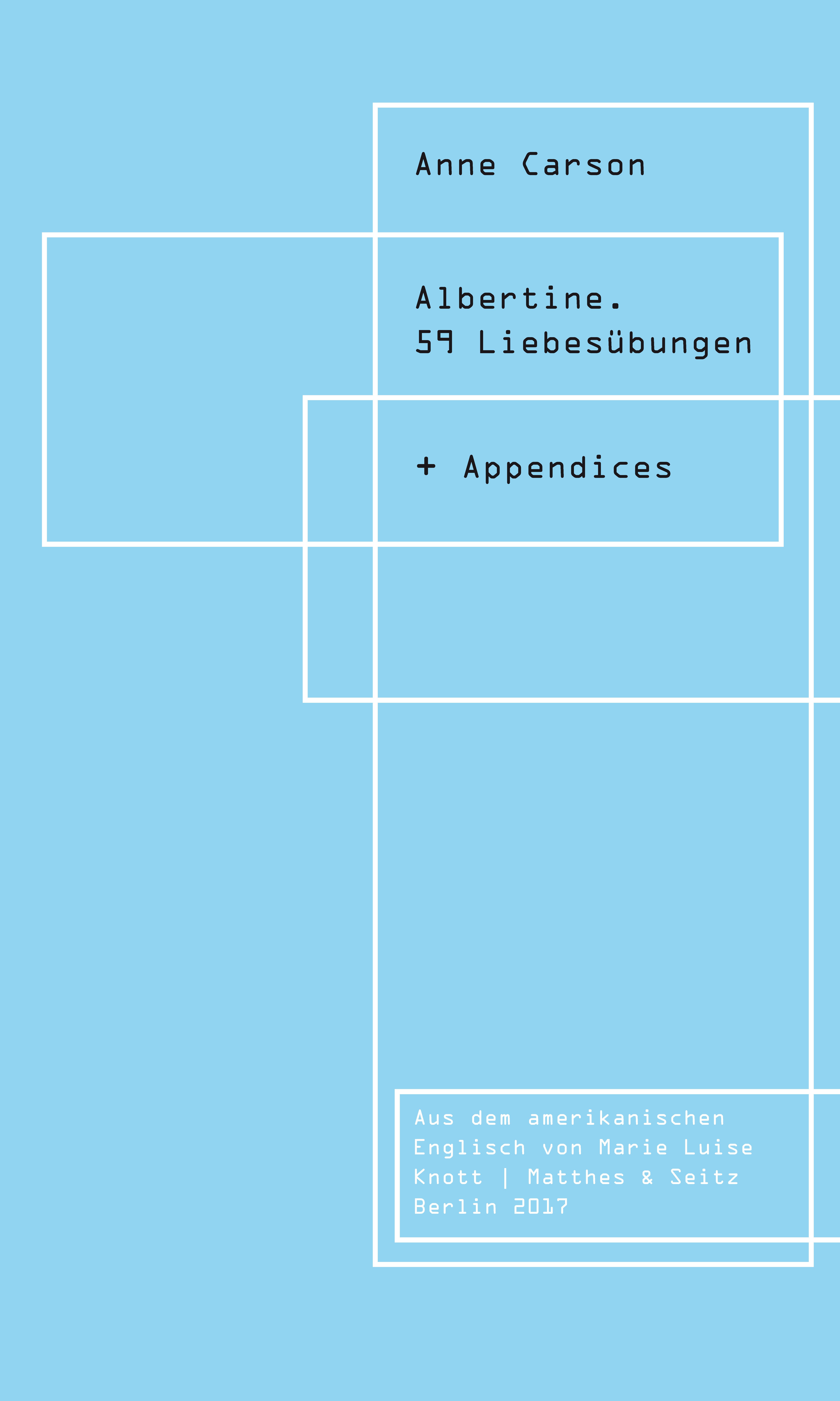 Vorderes Coverbild Albertine. 59 Liebesübungen