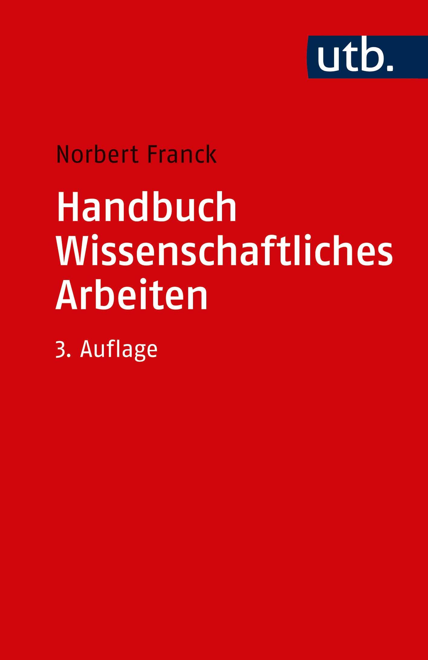 Vorderes Coverbild Handbuch Wissenschaftliches Arbeiten