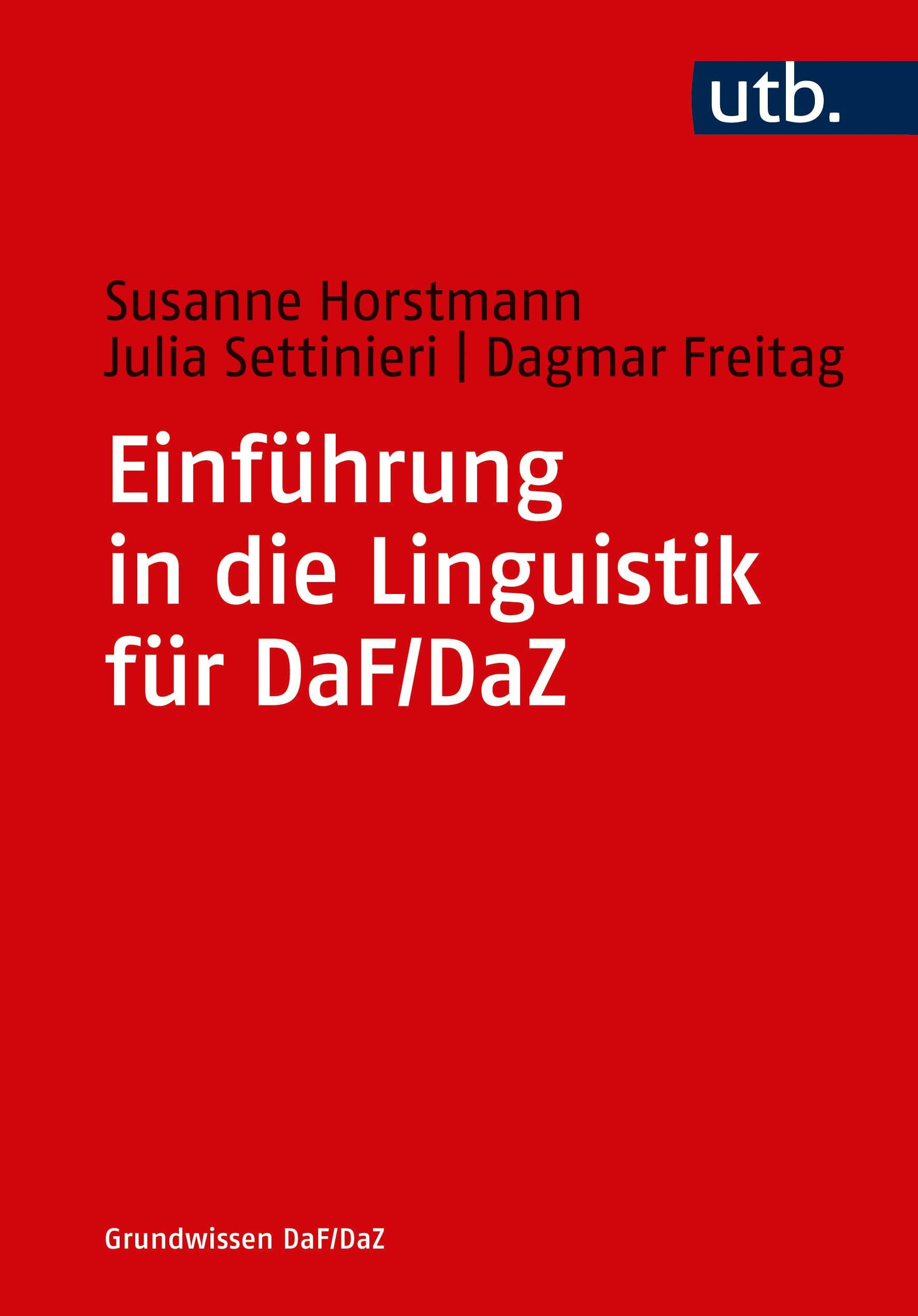 Vorderes Coverbild Einführung in die Linguistik für DaF/DaZ