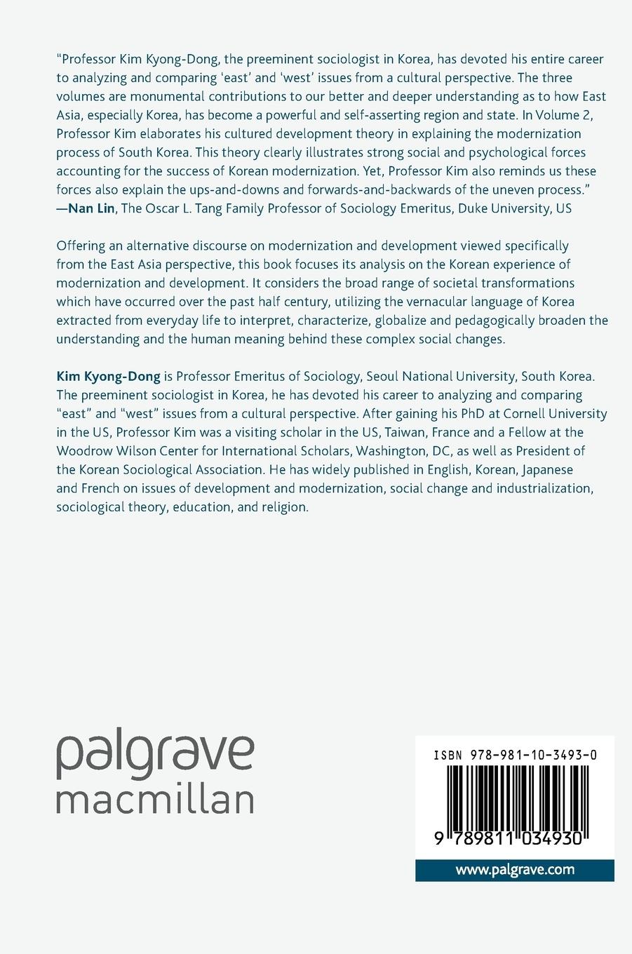 Rückseitencover Korean Modernization and Uneven Development