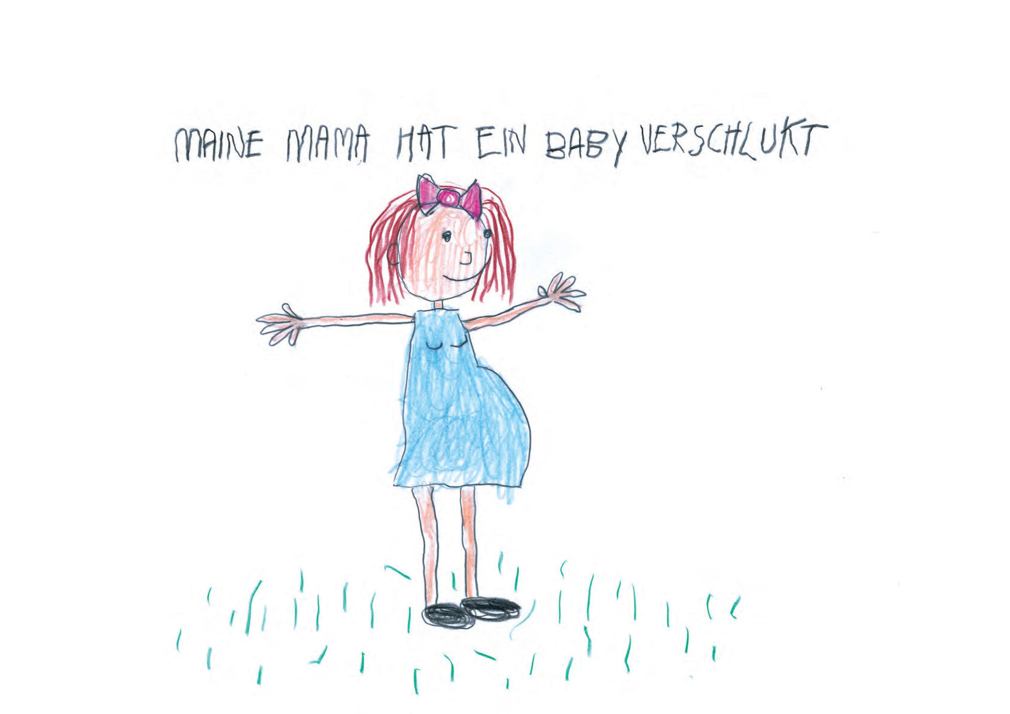 Beispielinhalt (Bild) Mama kriegt ein Baby ... ein Poni wär mir lieber