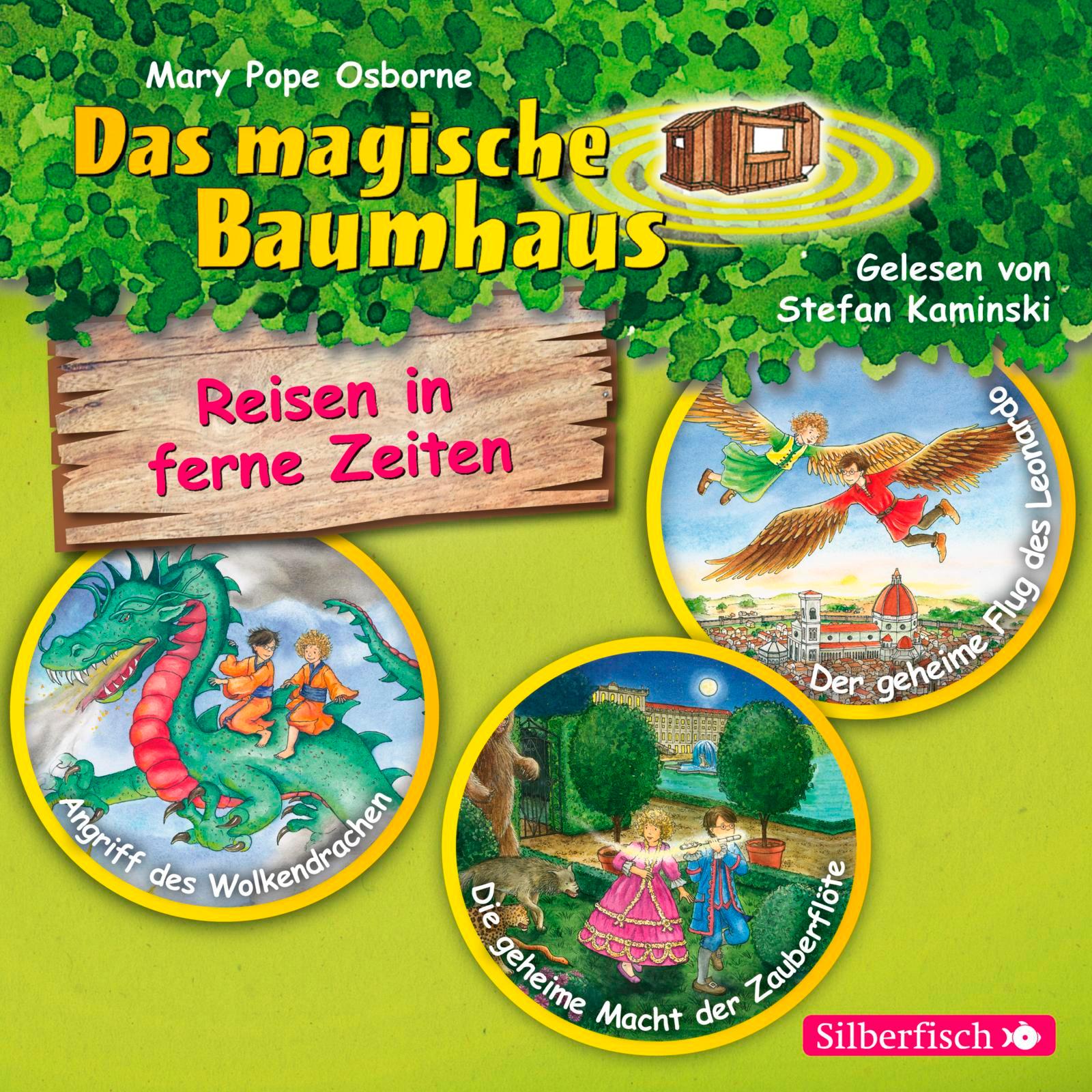 Vorderes Coverbild Das magische Baumhaus. Reisen in ferne Zeiten. Die Hörbuchbox