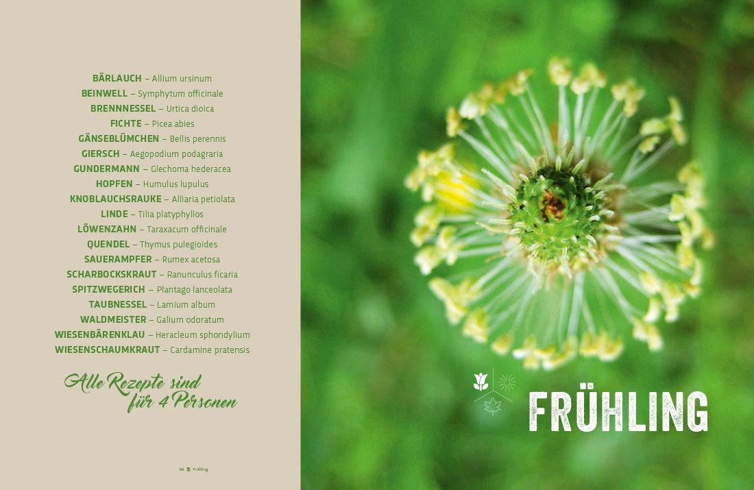 Beispielinhalt (Bild) Fränkisch kochen mit wilden Kräutern
