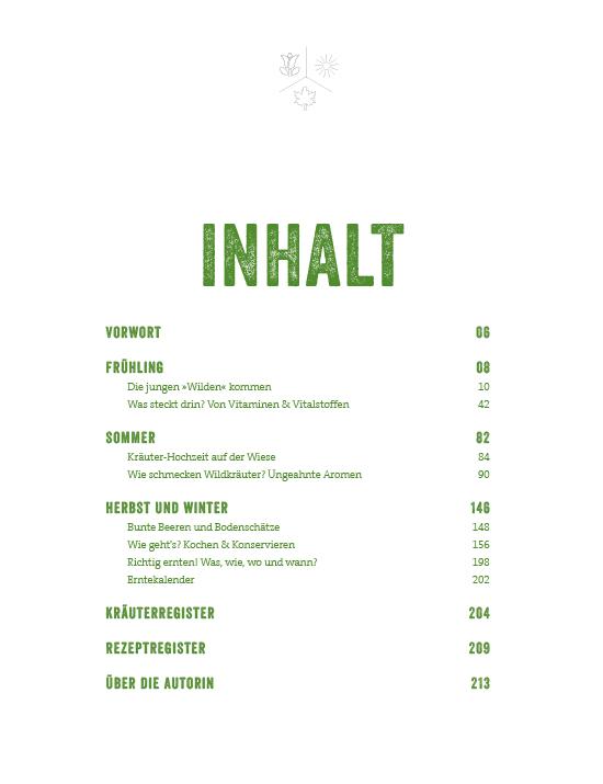 Beispielinhalt (Bild) Fränkisch kochen mit wilden Kräutern