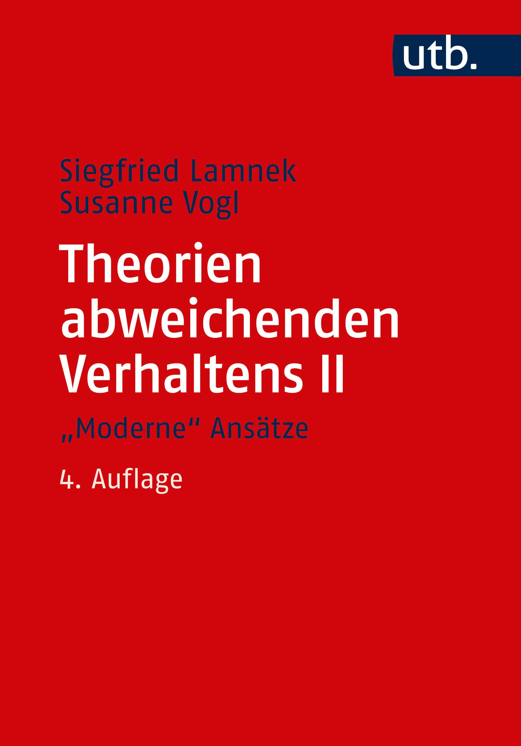 Vorderes Coverbild Theorien abweichenden Verhaltens 2. "Moderne" Ansätze