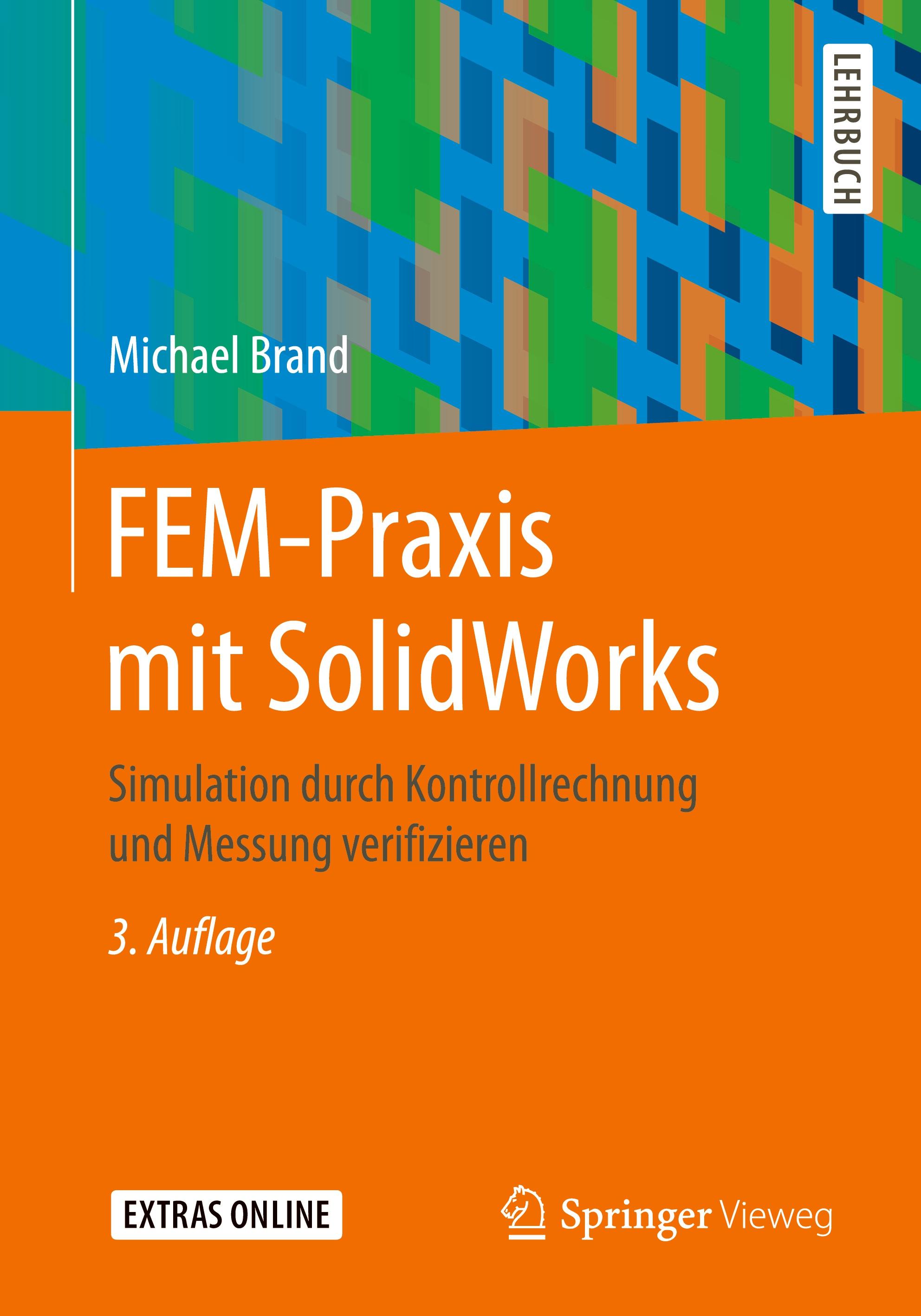 Vorderes Coverbild FEM-Praxis mit SolidWorks