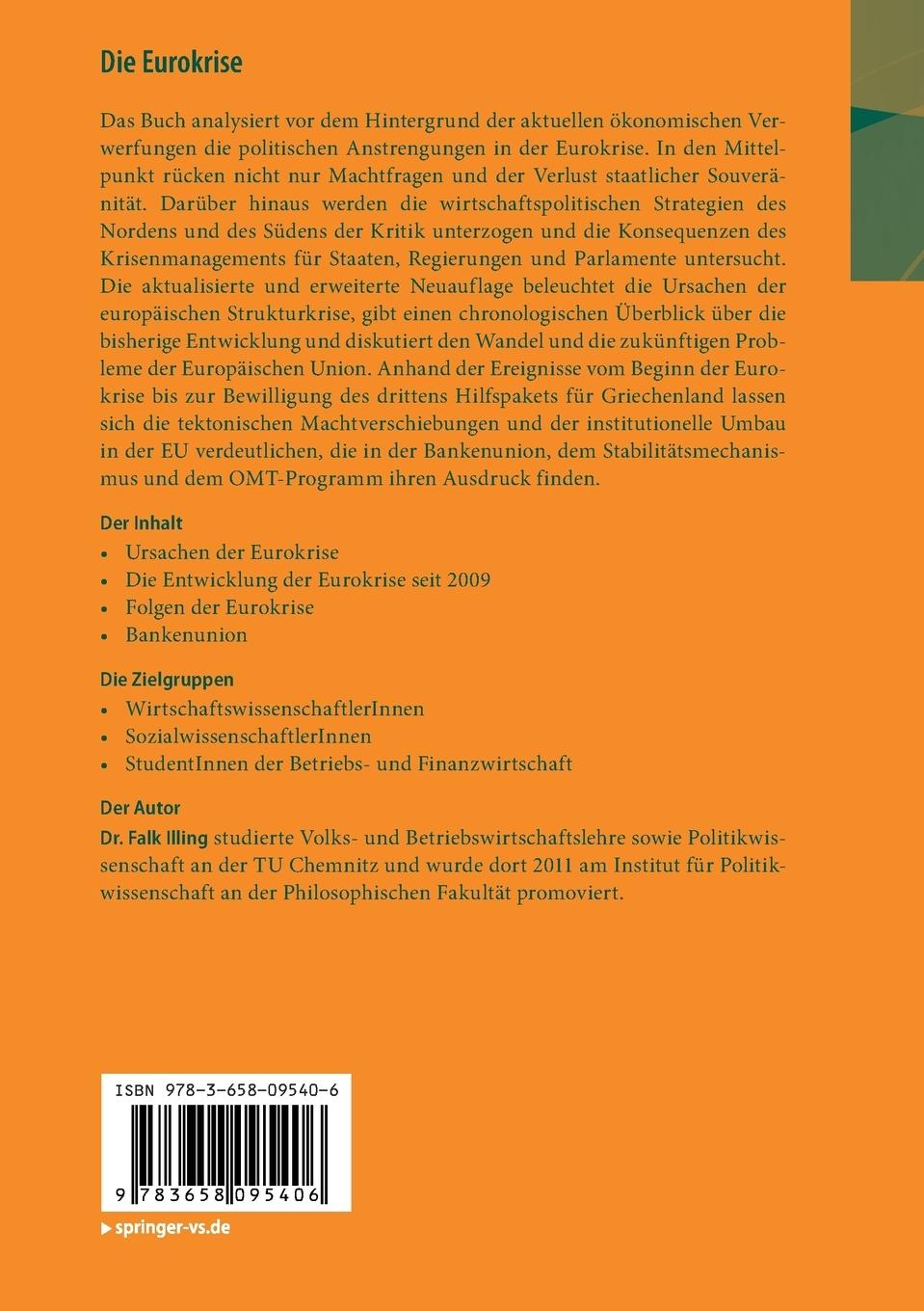 Rückseitencover Die Eurokrise