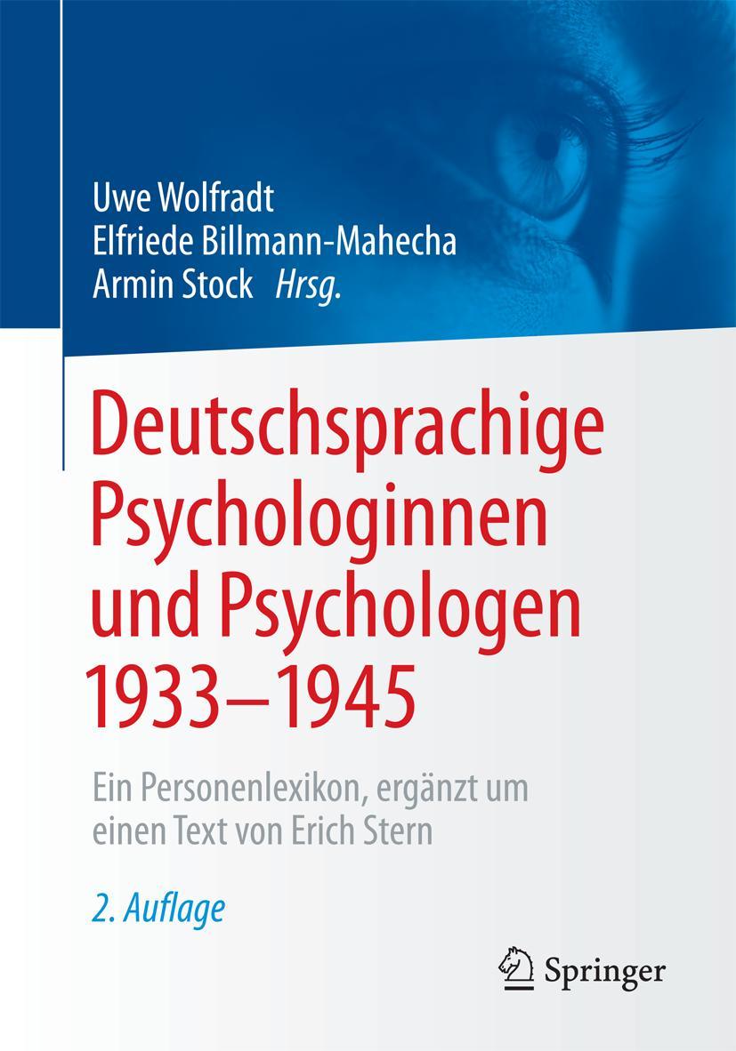 Vorderes Coverbild Deutschsprachige Psychologinnen und Psychologen 1933-1945
