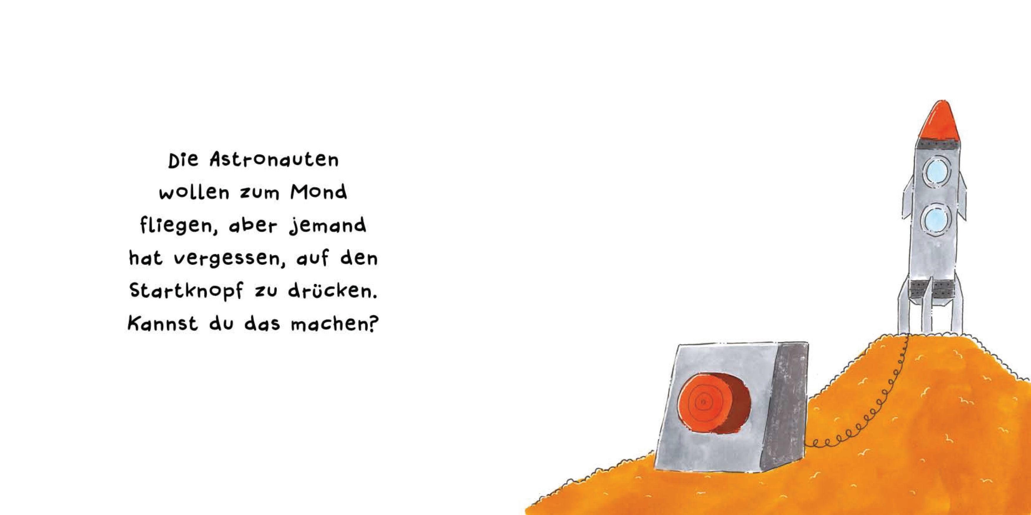 Beispielinhalt (Bild) Schüttel den Apfelbaum - Ein Mitmachbuch. Für Kinder von 2 bis 4 Jahren