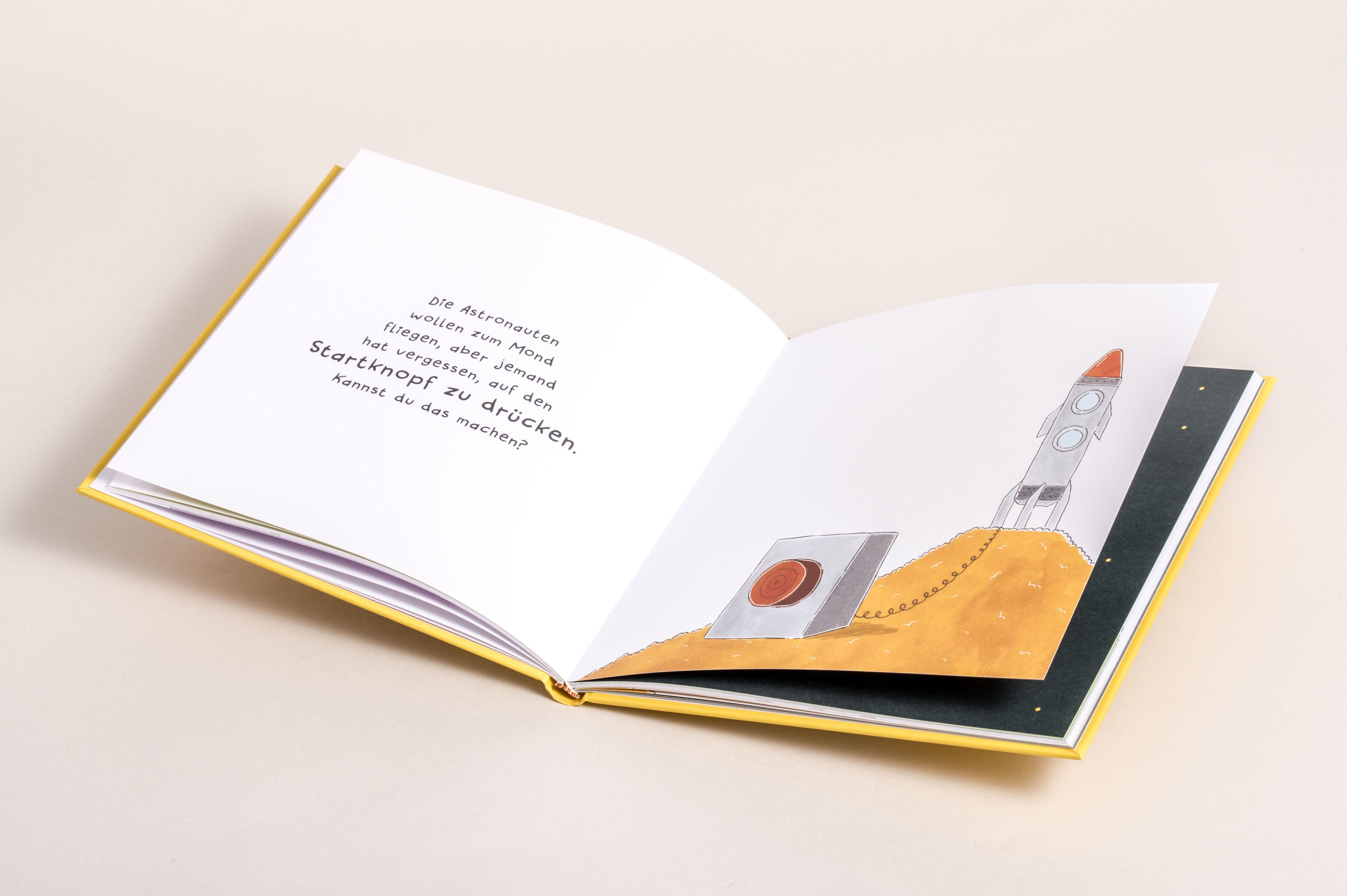 Beispielinhalt (Bild) Schüttel den Apfelbaum - Ein Mitmachbuch. Für Kinder von 2 bis 4 Jahren