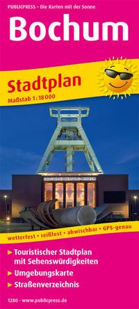Vorderes Coverbild Bochum. Stadtplan 1:18 000
