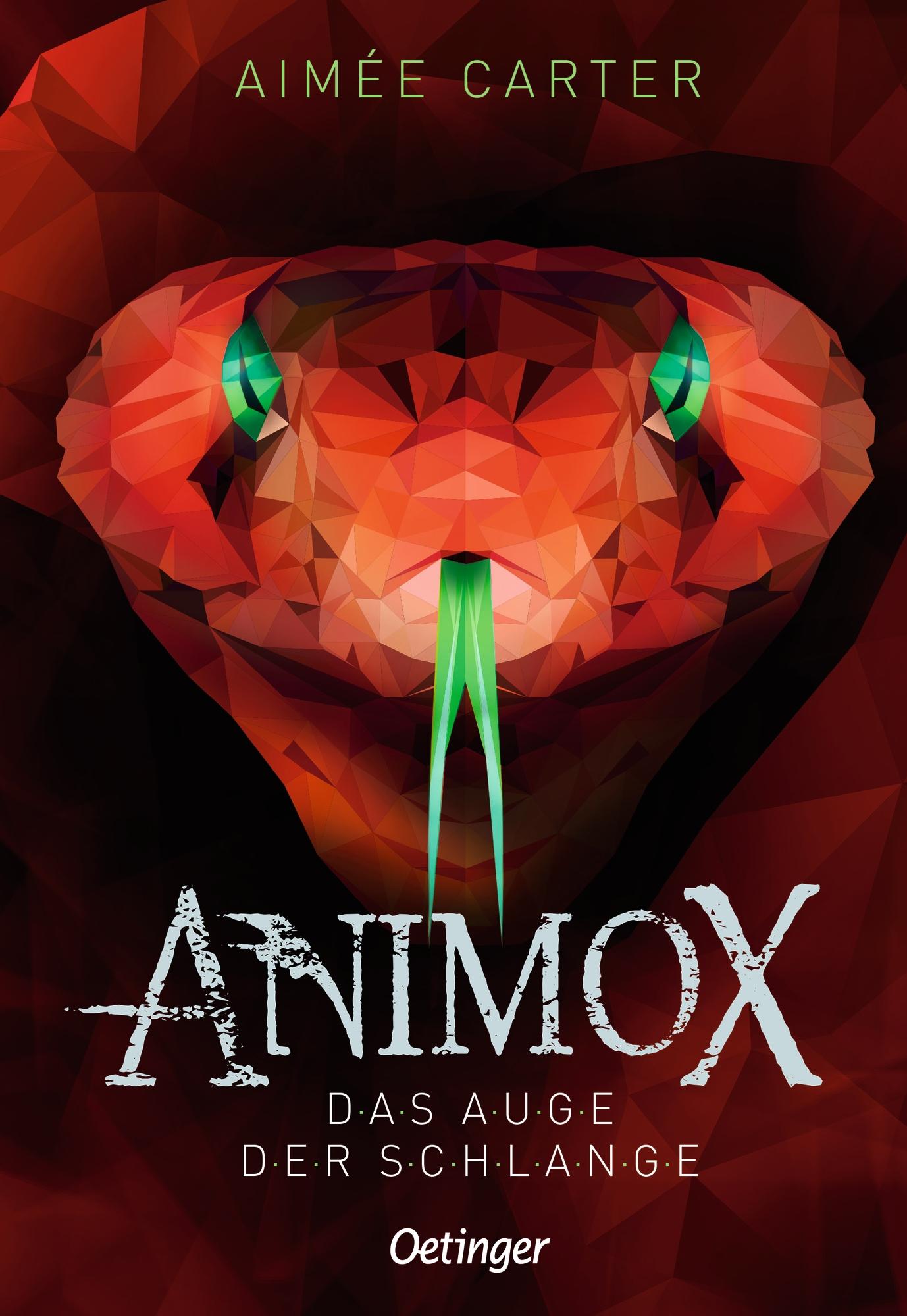 Vorderes Coverbild Animox 02. Das Auge der Schlange
